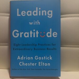 Blue 'Leading with Gratitude' Book
